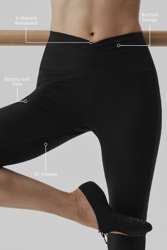 Alo Yoga Alosoft High-Waist Intuition Capri - Black in Kuwait