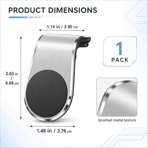 Mobile Phone Navigation Magnetic Bracket,360° Rotatable Adjustable Mobile Phone Magnetic Bracket for Car,for Phone in Car Universal Vehicle Smartphones Stand Accessories in Saudi Arabia