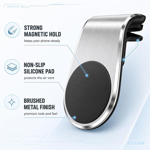 Mobile Phone Navigation Magnetic Bracket,360° Rotatable Adjustable Mobile Phone Magnetic Bracket for Car,for Phone in Car Universal Vehicle Smartphones Stand Accessories in Saudi Arabia