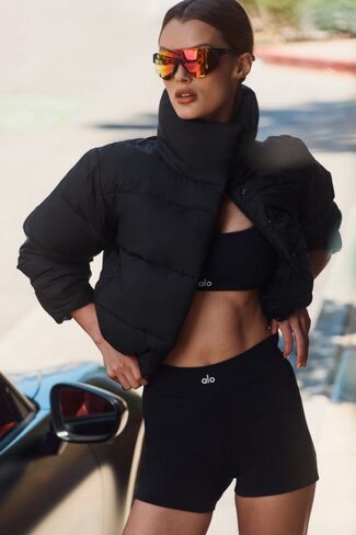 Alo Yoga 3" Airbrush High-Waist Aura Short - Black in Kuwait