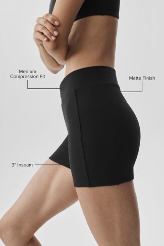 Alo Yoga 3" Airbrush High-Waist Aura Short - Black in Kuwait