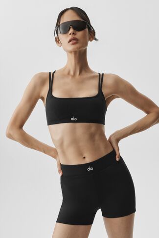 Alo Yoga Airbrush Aura Bra - Black in Kuwait