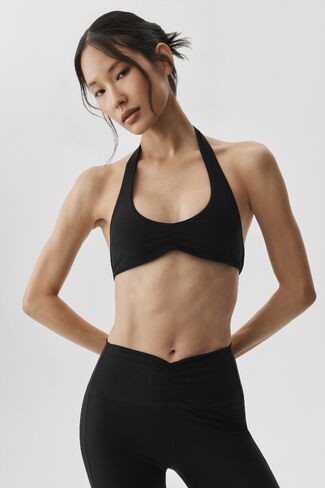 Alo Yoga Alosoft Intuition Bra - Black in Saudi Arabia