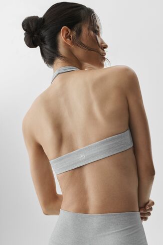 Alo Yoga Alosoft Intuition Bra - Vintage Athletic Heather in Kuwait