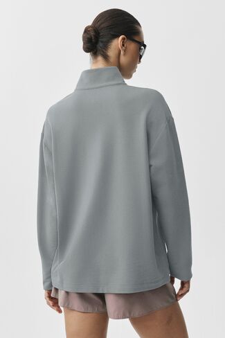 Alo Yoga Double Take Long Sleeve 1/4 Zip - Monument in Saudi Arabia