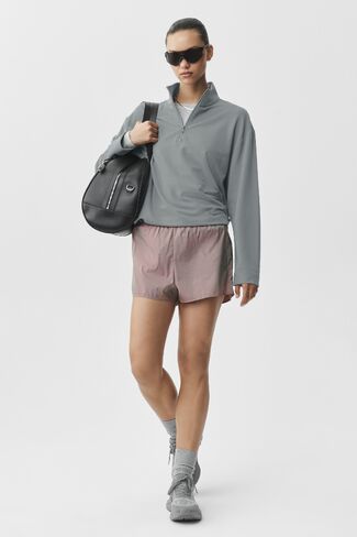 Alo Yoga Double Take Long Sleeve 1/4 Zip - Monument in Saudi Arabia