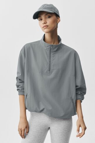 Alo Yoga Light Weight Takeaway Track Pullover - Monument in Saudi Arabia