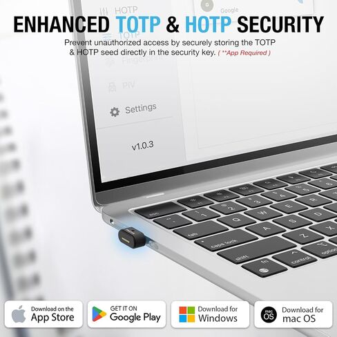 Thetis Nano-A for Business - USB A FIDO2 Security Key L1 MFA & Passkey Access for School ERP, Employee Online Account, Compatible with Coinbase Google Workspace Apple ID Window Salesfore - 2 Pack in Kuwait