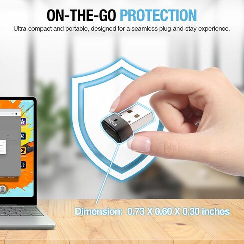 Thetis Nano-A for Business - USB A FIDO2 Security Key L1 MFA & Passkey Access for School ERP, Employee Online Account, Compatible with Coinbase Google Workspace Apple ID Window Salesfore - 2 Pack in Kuwait