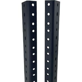 (1 Pair) Penn ELCOM Vertical Rack Rails with Screws (1U) in Saudi Arabia