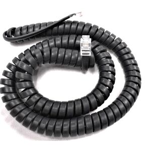 25-Pack Charcoal Gray 12Ft Replacement Handset Cord for Toshiba Phone DKT in Saudi Arabia