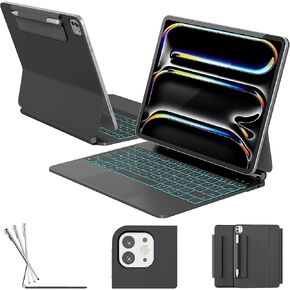RAYMCRAFT Keyboard Case for iPad Pro 13'' (M5/M4), Magnetic Floating Stand in Kuwait