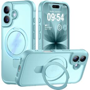 MOCCA Magnetic for iPhone 15 Case with Stand,Black in Kuwait