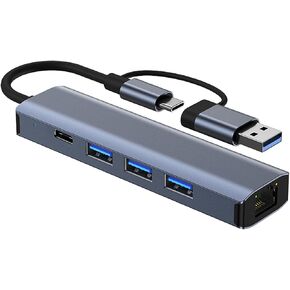 Portable Type C to RJ45 Networking Adapter, Gigabit Blue in Saudi Arabia