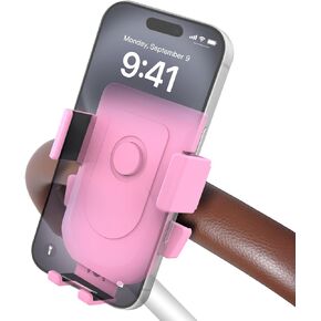 Baby Stroller Phone Holder, Universal Handlebar Phone Mount Pink in Saudi Arabia