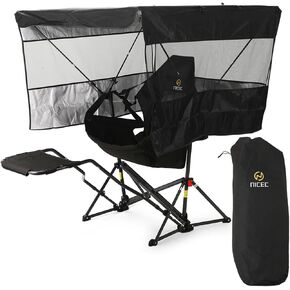 Nice C Hammock Camping Chair with Full-Cover Canopy & Footrest (1 Pack) in Saudi Arabia
