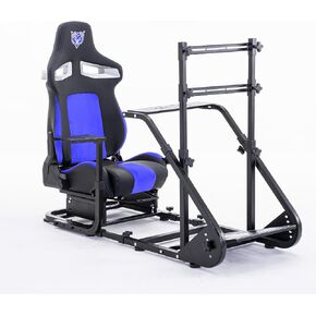 Donext Modern Racing Cockpit with Enhanced Frame, Direct Drive Wheel Support, Universal Console Compatibility & Ergonomic Seat for Extended Gameplay(Black+Red) in Saudi Arabia