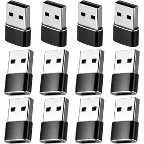 12 Pack USB A to USB C Adapter, USB-Male to USB-C Female Adapter in Saudi Arabia
