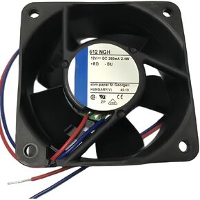 612 NGH DC12V 200mA 2.4W 6CM 6025 Cooling Fan 60x60x25MM in Kuwait