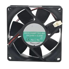 KDE2408PTS1-6A DC 24V 3.4W 80X80X25Mm 2-Wire Cooling Fan in Kuwait