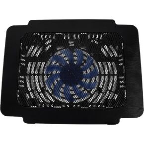 Ultra Black Laptop Cooling Pad with Anti-Skid Plastic Stand, Adjustable Height Cooling Base for Notebook and Computer Use in Kuwait