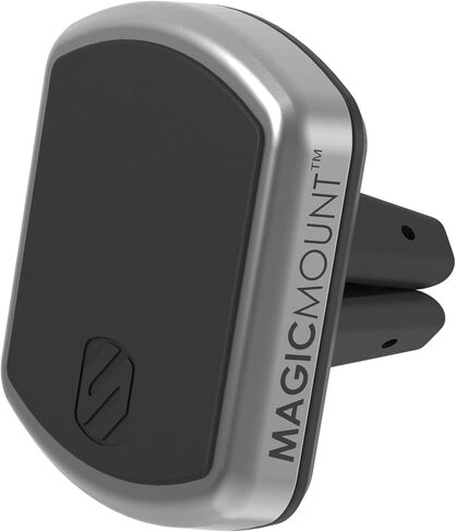 Scosche MPWDEX2-XTSP MagicMount Pro Extendo Magnetic Phone Holder Suction Cup Phone Mount for Car, Extended Arm for 360 Viewing Angle, Black/Silver in Saudi Arabia