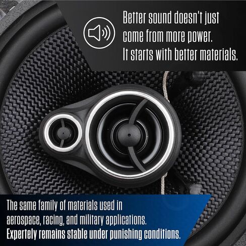 Jensen APEX JS52K 5.25" 3-Way Aramid Fiber Car Speakers Pair 200W Peak in Kuwait
