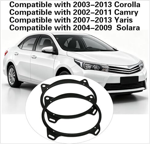 6x9 Rear Deck Speaker Bracket Adapter Spacer Ring Fits for Toyota Corolla in Kuwait