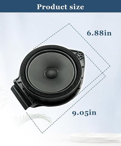 25852236 Front Car Audio Door Radio Speaker Assembly Left or Right Fits for 2007–2013 Chevrolet Silverado 1500, 2500HD, 3500HD Fits for GMC Sierra 1500, 2500HD, 3500HD in Saudi Arabia