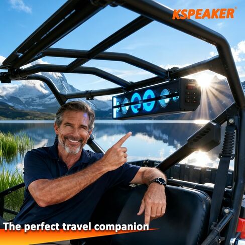 UTV Speakers ATV Speaker ATV Sound Bar UTV Sound Bar Golf Cart SoundBar Sxs RZR Boat Speaker Polaris Can Am Fourwheeler Marine in Saudi Arabia