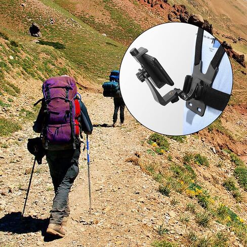 Mobile Phone Chest Adjustable Strap Mount GoPro Chests, Cell Phone Clips Harness Holder Bracket for GoPro Hero 2018/7/6/5/4/3, Session, Action Camera Chest Strap Holder in Kuwait