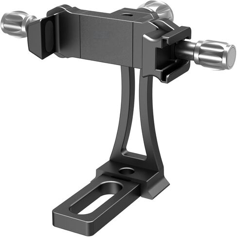 Ultralight Phone Tripod Mount T6061 Aerospace Aluminum 150g 360° Ball Head Auto-Clamp Gravity Sensor Fit 58-88mm Phones for Vlogging/Car/Desktop Filming (YH-BFZ-01C) in Saudi Arabia