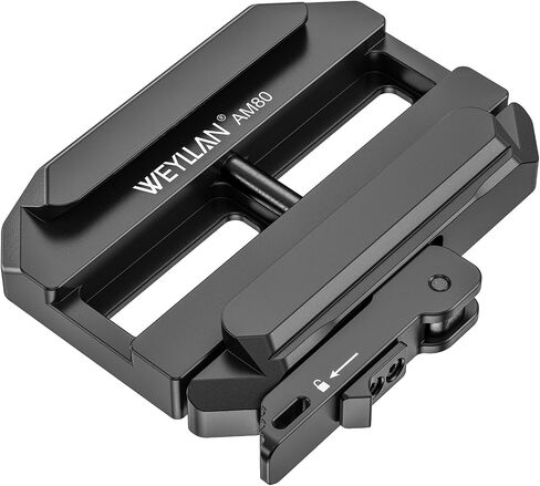 WEYLLAN AM80 MLOK to Arca-Swiss Adapter with Lever Release, Safety Lock, Tool-Free Adjust, Anti-Rotation Recoil Resistance in Saudi Arabia