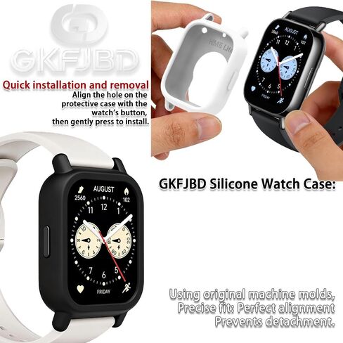 Screen Protector & Case Compatible for xiaomi Redmi watch 5 Lite，HD TPU Soft Protective Film,【Not Glass】 and Shockproof Silicone Cover Cases | Anti-Scratch, Ultra-Thin(Pack of 4+2) in Saudi Arabia