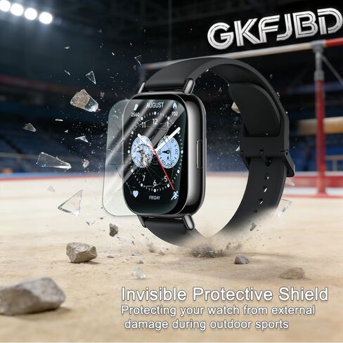 Screen Protector & Case Compatible for xiaomi Redmi watch 5 Lite，HD TPU Soft Protective Film,【Not Glass】 and Shockproof Silicone Cover Cases | Anti-Scratch, Ultra-Thin(Pack of 4+2) in Saudi Arabia