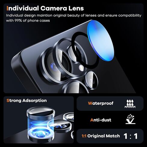 AACL for Samsung Galaxy S25 Ultra Camera Lens Protector Tempered Glass in Kuwait