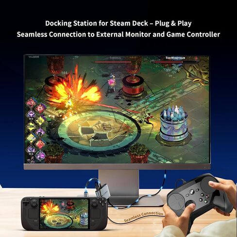 Guermok 5-in-1 USB-C Hub, Switch 2 Travel Dock, USBC to HDMI 4K60Hz Display in Saudi Arabia