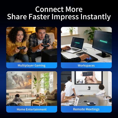 Guermok 5-in-1 USB-C Hub, Switch 2 Travel Dock, USBC to HDMI 4K60Hz Display in Saudi Arabia