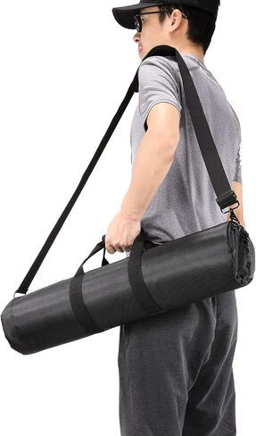 2-Pack 9.2ft Stainless Steel Light Stand & 2 Bag Set in Saudi Arabia