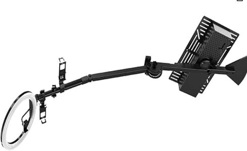 Overhead 360 Spin Arm – Portable Rotating Camera Boom for 360 Photo Booth, Compatible with Most Tripods & Light Stands, Great for Event Photographers and Rental Businesses in Kuwait