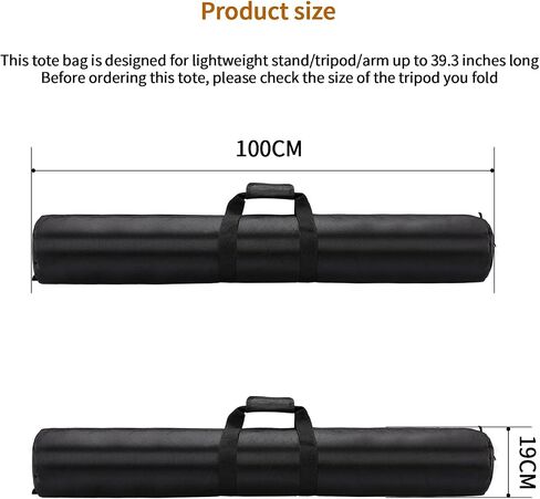 9.2ft Stainless Steel Light Stand with 39in Padded Carrying Bag Set in Saudi Arabia