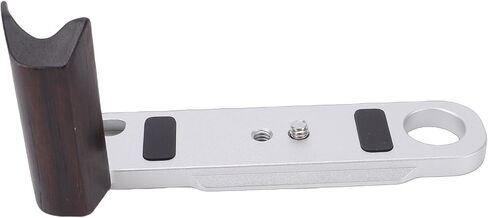 L Shaped Wooden Handle Grip, Camera Wooden Handle Fast Release Plate, Ebony Handgrip Aluminum Alloy Baseplate for F3, F3HD, F3T, Cameras in Saudi Arabia