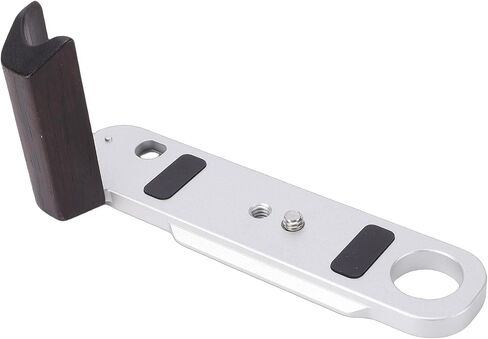L Shaped Wooden Handle Grip, Camera Wooden Handle Fast Release Plate, Ebony Handgrip Aluminum Alloy Baseplate for F3, F3HD, F3T, Cameras in Saudi Arabia