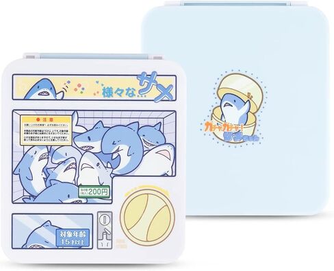 GeekShare Switch Game Card Case Compatible with Switch 2 (2025), Portable Game Holder Cartridge Case for NS 2, Card Storage Shell with 12 Game Card Slots - Shark Party in Kuwait