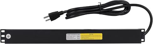 19" 1U Rack Mount PDU Power Strips 8 Outlet Mountable Power Strip, Wall Mount Outlet Power Strip Heavy Duty, Wide Spaced 15A 125V 1875W, 6 FT SJT 14AWG Power Cord (6FT) (8 Outlet) in Kuwait