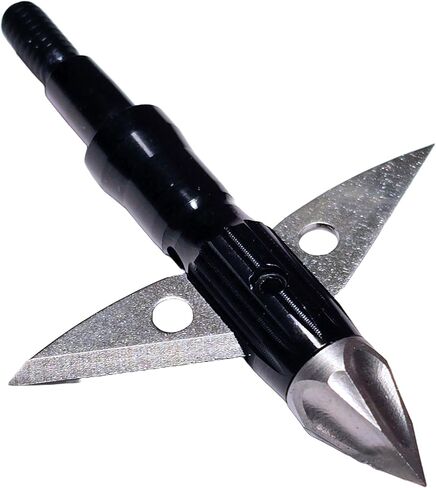 Apollo 100 Grain BROADHEADS by Zeus with Patented Smart Head Technology (3 Pack), Hunting Arrow Heads Patented Tip and Blades, 2 Blade in Saudi Arabia