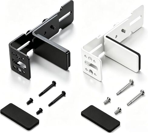 White GPU Mount Stand Bracket Kit, Metal with Painted Finish for PC in Kuwait