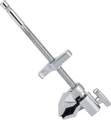 6" End Jaw Grip Head with 5/8" Stud, Anti Twist Pipe Grip Clamp & Rubber Pads for C Stand, Light Stand, LED Video Light & Softbox Mounting in Kuwait