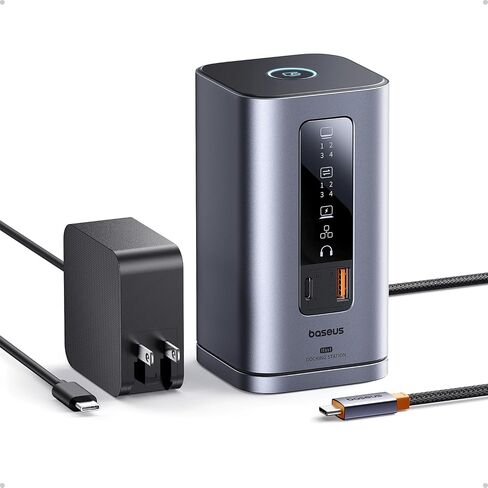 Baseus Spacemate 11-in-1 Docking Station with Power Supply for 3 Monitors in Saudi Arabia