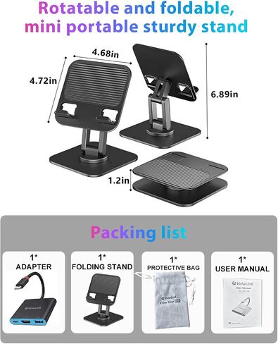 Switch 2 Dock+ Stand kit for Nintendo Switch 2 Portable Dock+HDMI 2.1/PD/USB A 3.2 Interface,Compatible with MASC/Laptops(Requires Manual firmware Update for NS2'S 21 Version) in Saudi Arabia